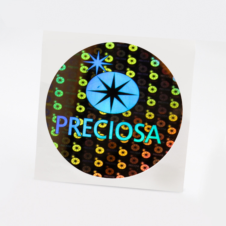 Flash Sticker Hologram Sticker Anti-counterfeit Label For Packaging Holographic Stickers