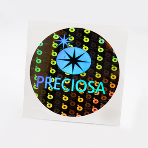 Flash Sticker Hologram Sticker Anti-counterfeit Label For Packaging Holographic Stickers