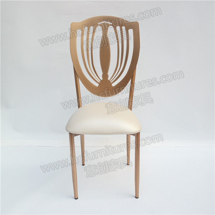 Factory directly wholesale gold ballroom chair for rental outdoor events wedding hall chairs