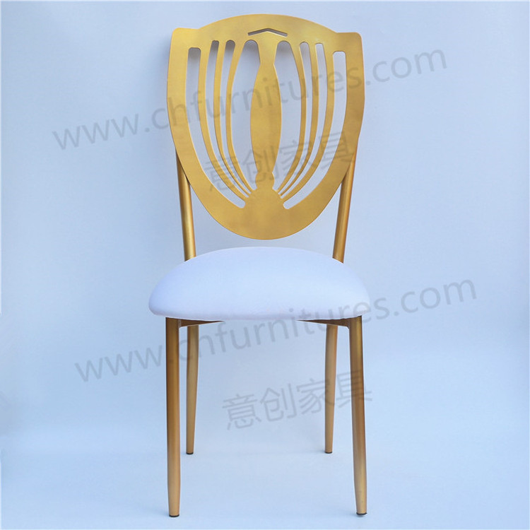 Factory directly wholesale gold ballroom chair for rental outdoor events wedding hall chairs