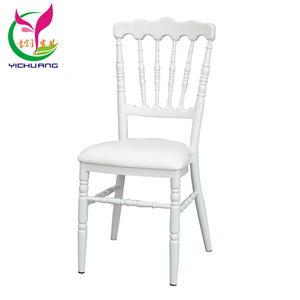 Napoleon Design Wholesale Aluminum Stacking Banquet Outdoor Events Wedding Metal White Chair