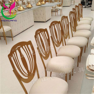 Factory directly wholesale gold ballroom chair for rental outdoor events wedding hall chairs