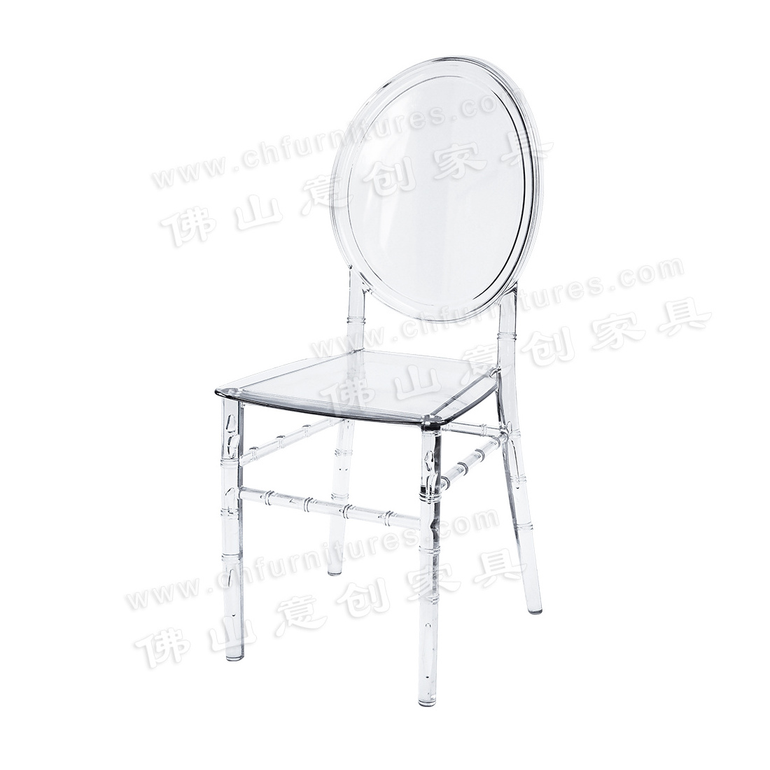 Royal design wholesale plastic clear transparent throne wedding chair used, Napoleon ice chair