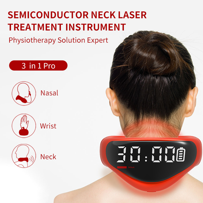 Medical Products Neck Semiconductor Laser Therapy Instrument Device Therapeutic Back Pain Relief Equipment