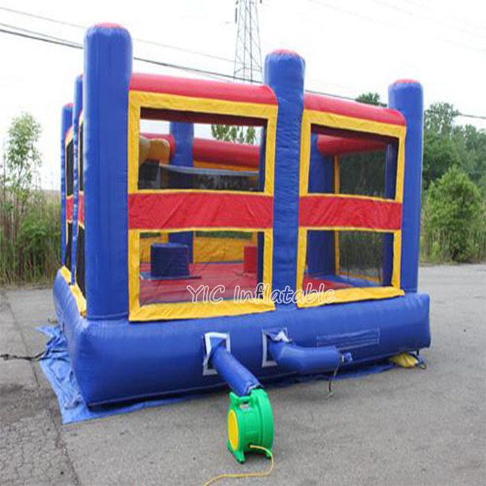 New Style Interactive 5-N-1 Inflatable Amusement Interactive Game Kids N Adults Inflatable Games For Playground Rental