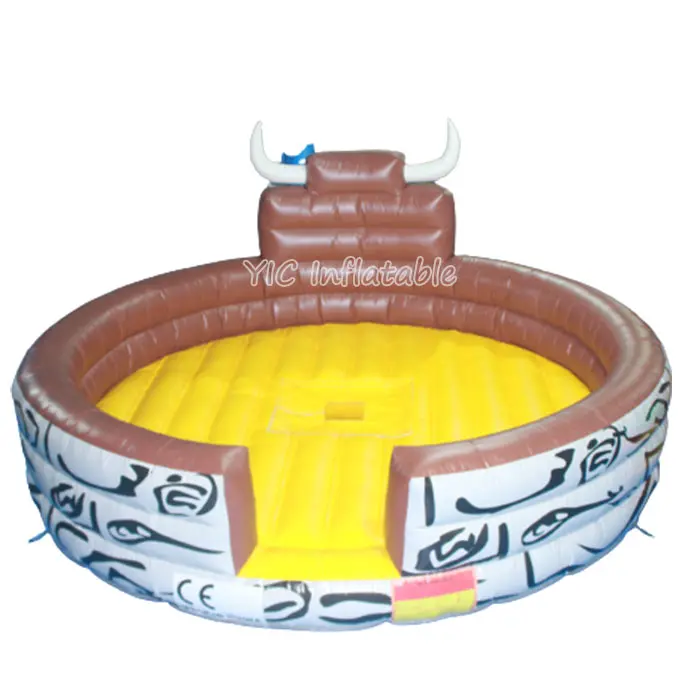 Large inflatable bullfighting machine Crazy party Electric swinging bull riding machine Inflatable Mechanical Bull Ride for Sale