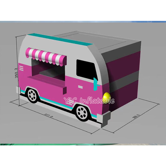 food truck tent portable inflatable carnival treat shop,food car booth for business