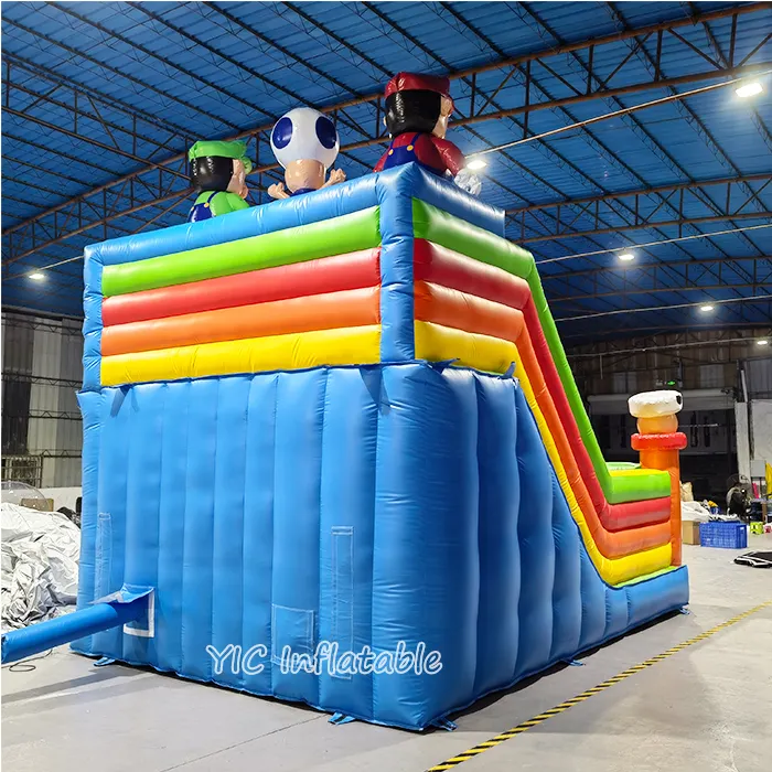 Super Mario  Jumping Bouncy Houses PVC China Jump Inflatable Commercial Bounce House For Kid Party