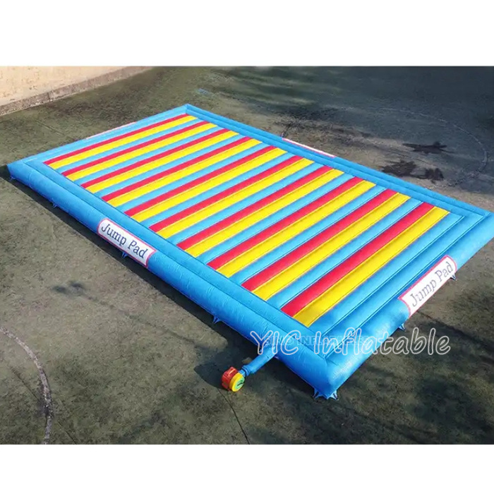 Custom Inflatable Bounce Pad Outdoor Jumping Pillow Party Bouncing Mat For Kids and Adults