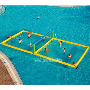 Fun Water Airtight Volleyball Field  Inflatable Volleyball Court Rental for Sale