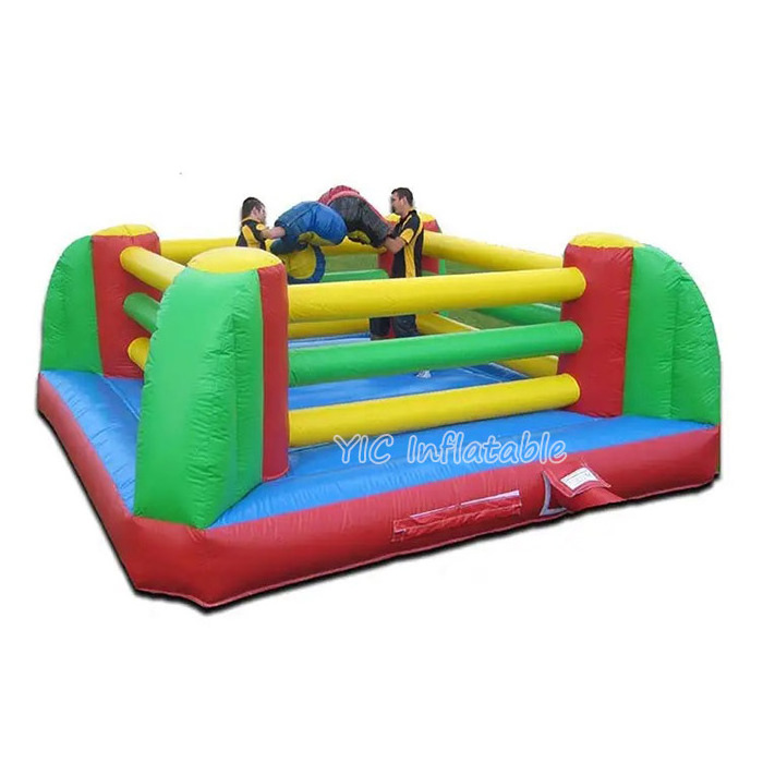 Funny  Outdoor Inflatable Sumo Boxing Ring Inflatable Wrestling Ring In Courtyard Rental