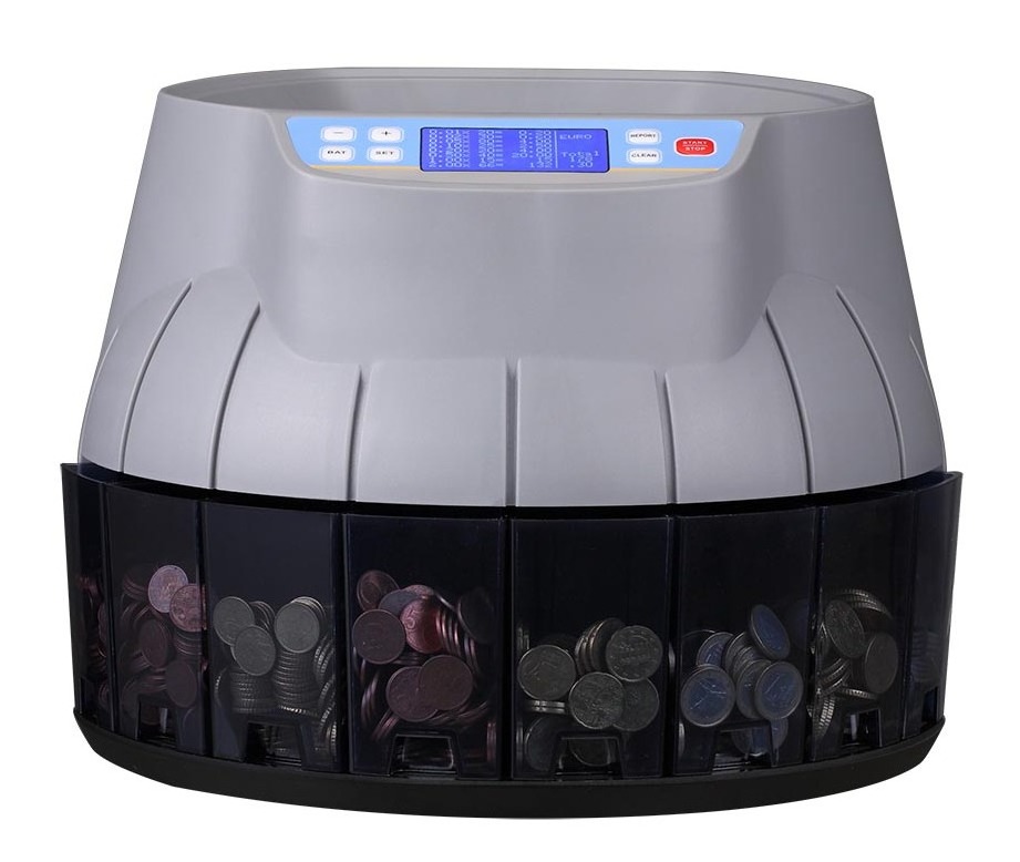 Automatic Fast Sort Mix Coins Counter Coin Sorter high speed ,accurately 100% With LCD/LED display Coin sorter/counter