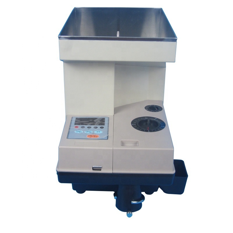 CS-400   4000 pcs CFA Coins Large Capacity  Hopper  High Speed Mixed Coin Counting Machine Heavy Duty  Coin Counter Sorter