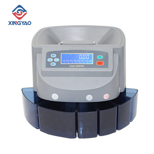 LCD Display USD Coin Sorter Counter Mix Value Coin Money  Counting Machine Multi-national type Coin Counter With Customization