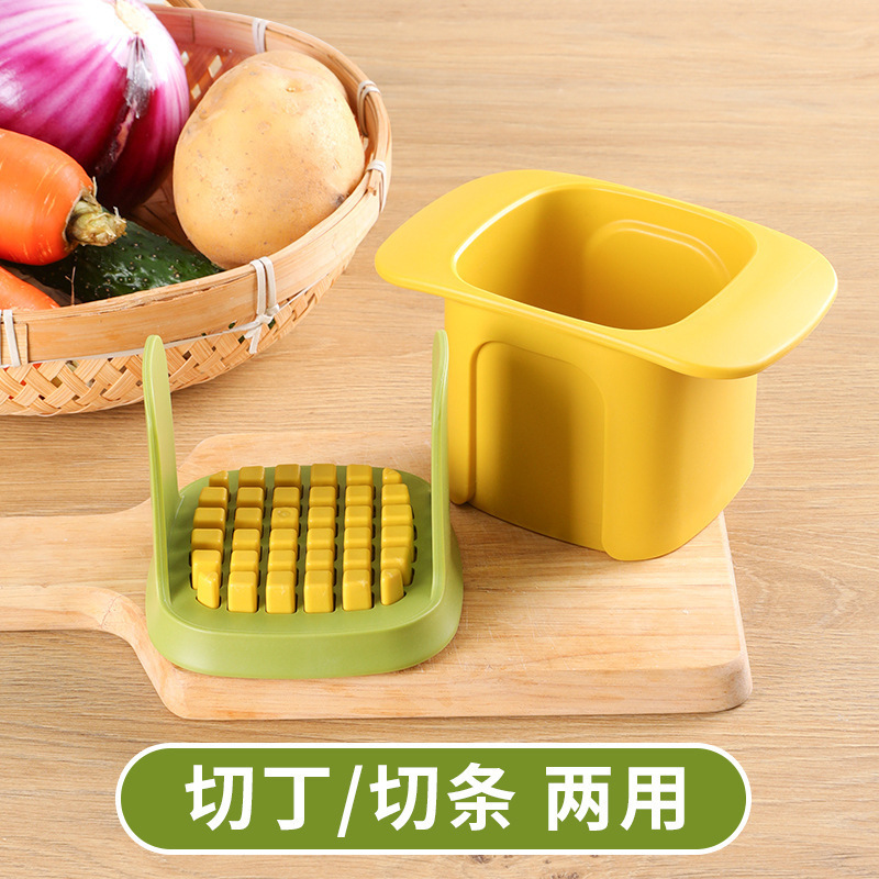 Home kitchen tools potato fries cutter multifunctional vegetable cutter fruit cut grain