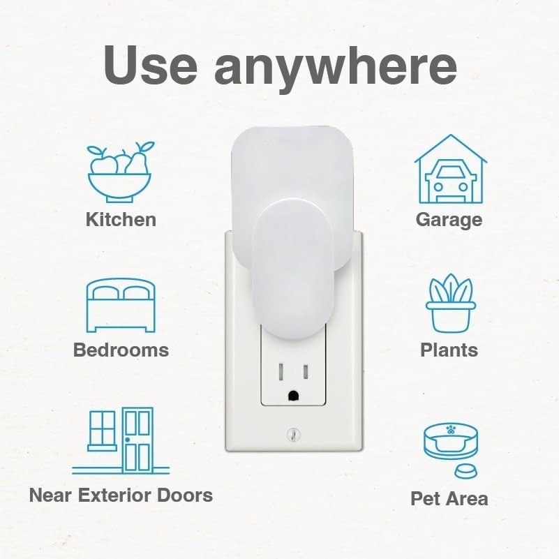 Indoor Smart Moths and Fruit Flies Trap Electric House Gnat Catcher Moth Killer Plug-in with Electric Fly Sticky Traps