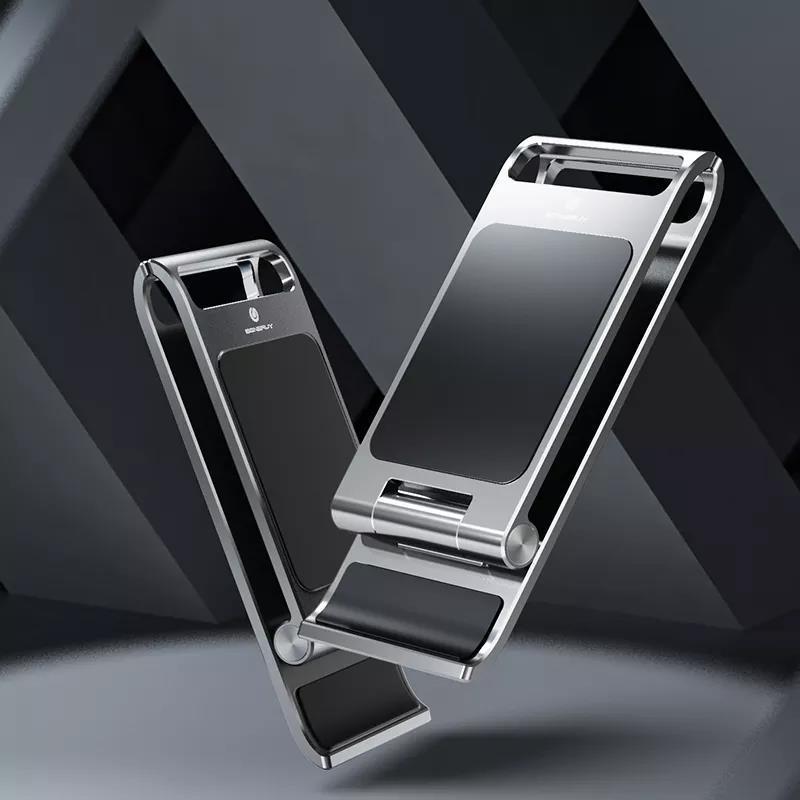 Yicosun Metal Desktop Aluminum Adjustable Foldable Universal Mobile Stand Phone Holder