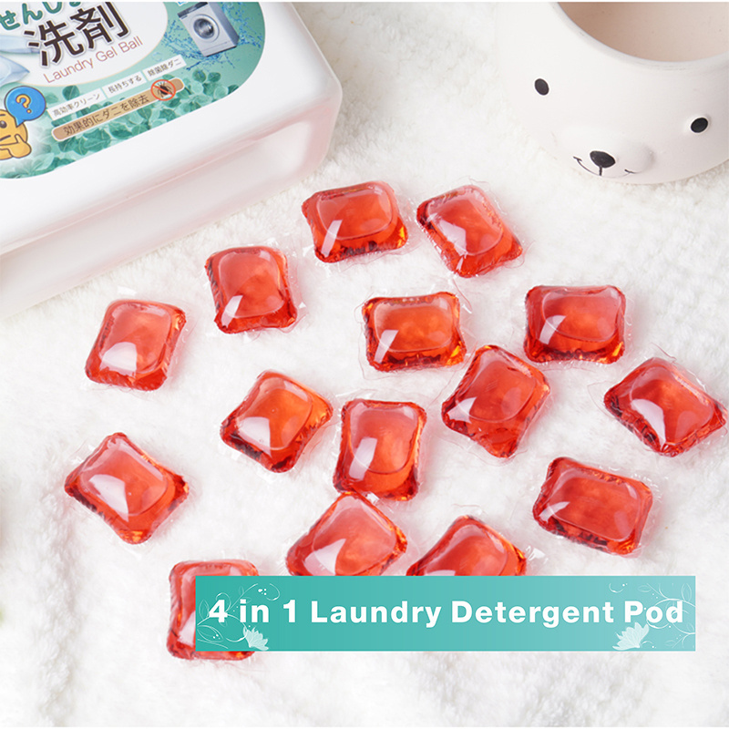 OEM/ODM Clothes Washing Liquid Laundry Pods Laundry Capsules Soap Detergent with Super Strong Cleaning Power and Fancy Fragrance