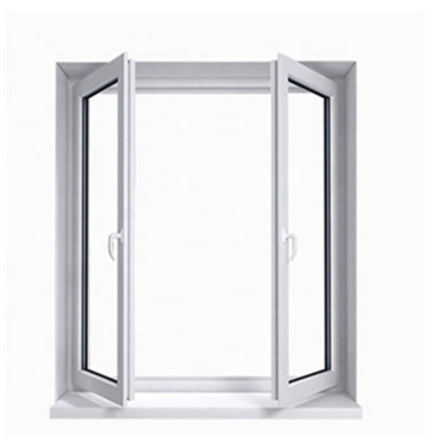 Double Glazed Vinyl PVC Storm Casement Swing Hurricane Impact Windows