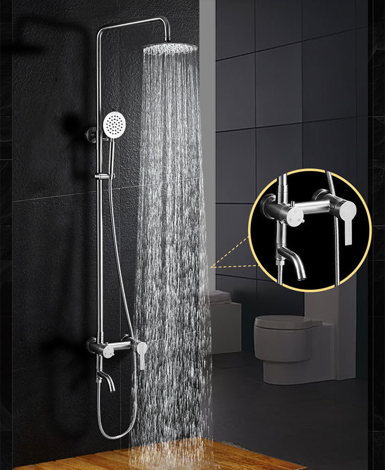 Handheld Shower Set Tap Mixer UPC Bathtub Faucet