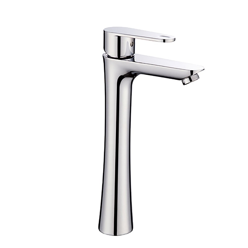 Polishing color high face basin faucet wash hand bathroom faucet brass Foshan City faucet factory