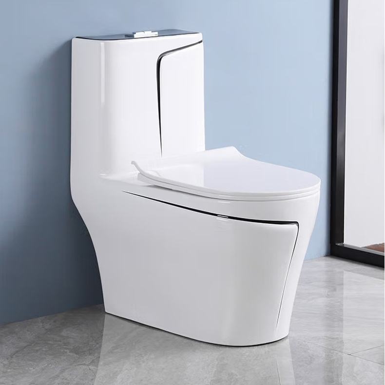 YIDA Modern Dual-Flush Floor Mounted Toilet,2023 Hot Sale Popular Chinese Cheongsam Style  One Piece Toilet