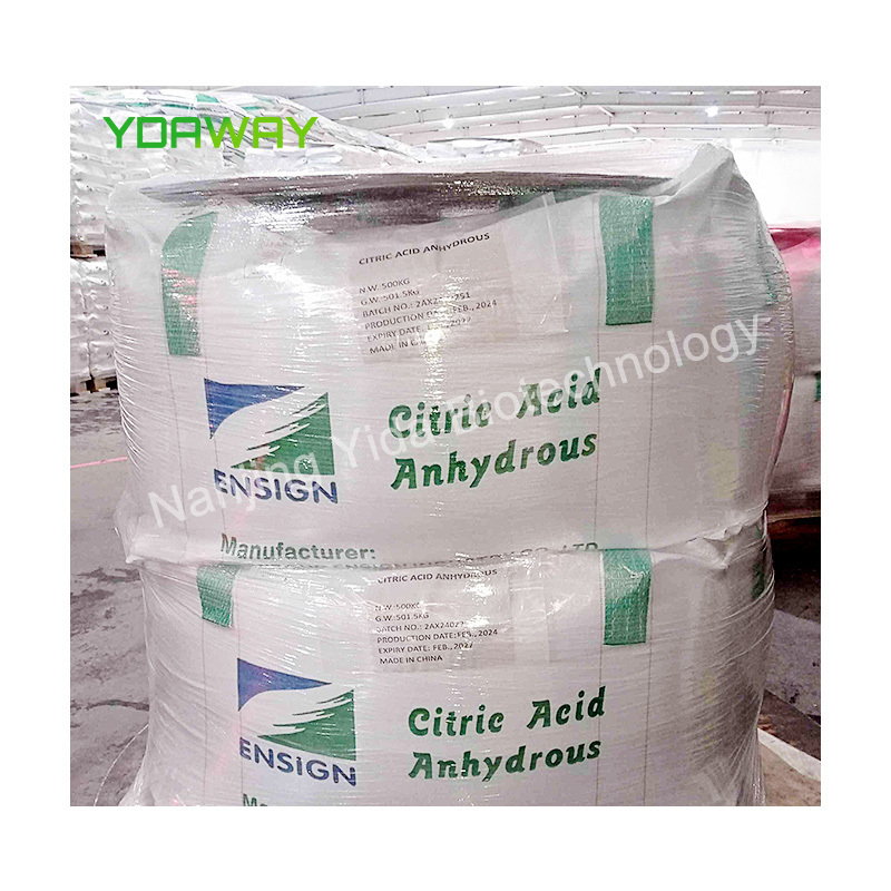 Factory Price food grade 25kg bag Citric Acid monohydrate anhydrous e330 ensign ttca rzbc lemon star citric acid powder