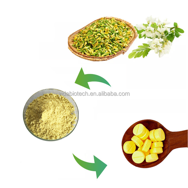 Quercetin Dihydrate High Quality Bulk plant extract Quercetin Dihydrate Powder 98% Powder Sophora japonica extract