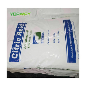 TTCA RZBC citric acid anhydrous food grade 30-100 mesh ENSIGN Citric Acid Monohydrate 8-40 mesh E330