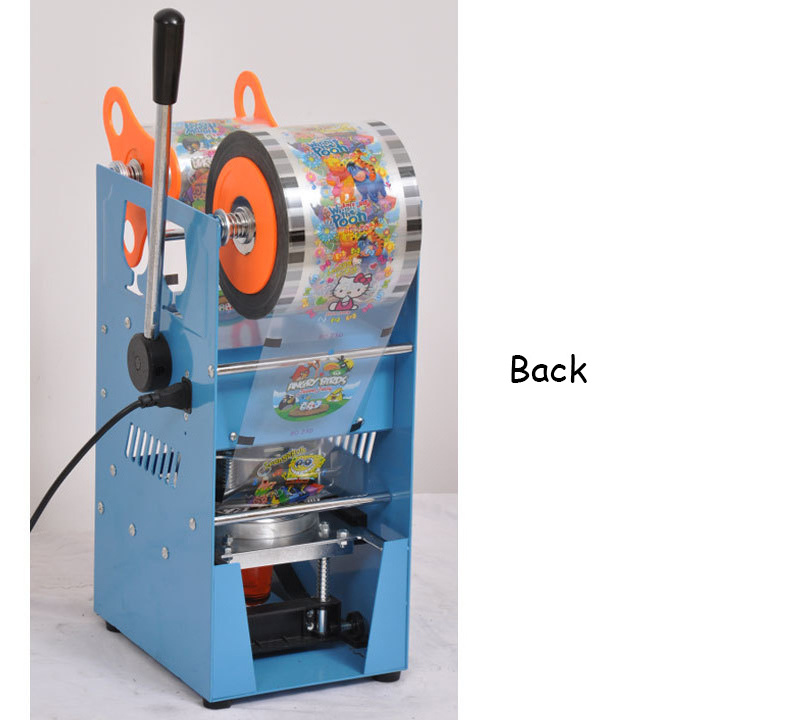 Price Of Table Top Manual Plastic Boba Cup Sealing Lid Machine