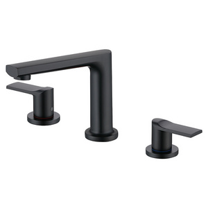 yida black basin mixer tap grifo lavabo robinet de lavabo salle de bain two handle gold widespread 3 hole bathroom sink faucet