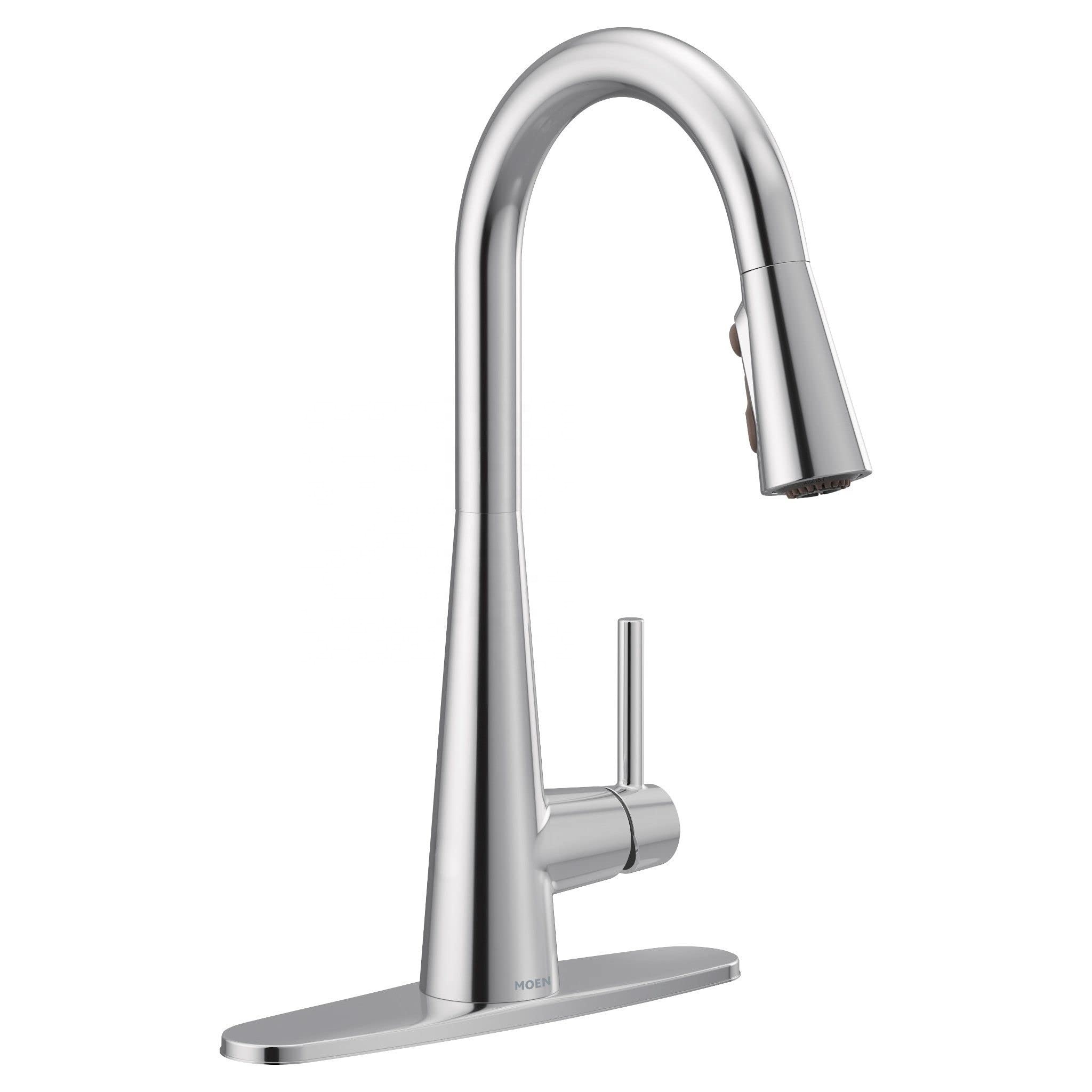 yida brass One-Handle kitchen sink faucet, pull out chrome kitchen faucet