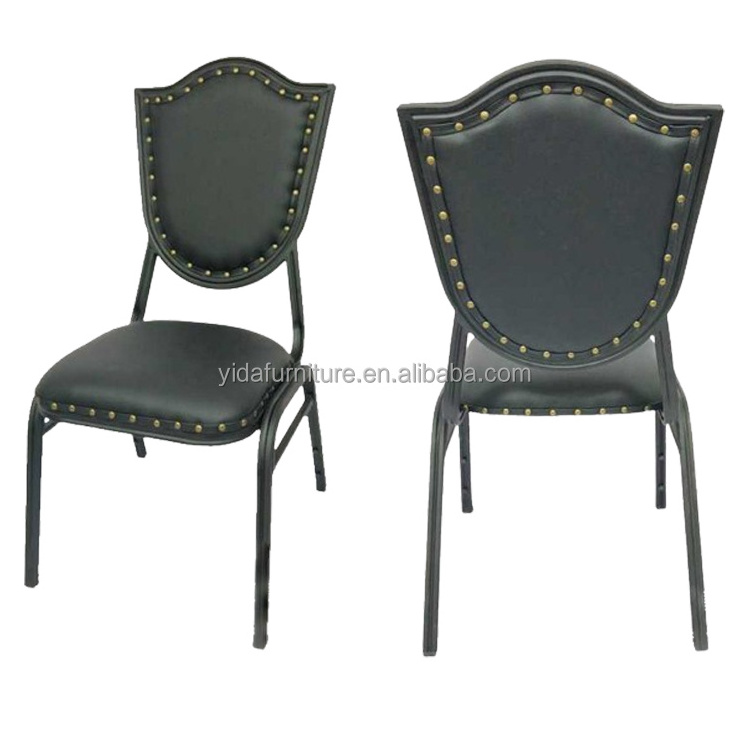 Party Beige Banquet Hotel Chair Metal Dining Africa Cheap Wholesale Aluminum Chair