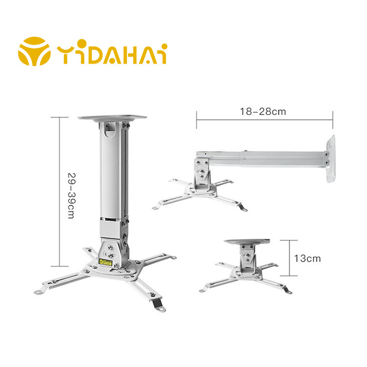 YIDAHAITECH projector hanger Universal 360 Degree Projector Mounting Ceiling Wall Bracket Holder for Projector Accessories