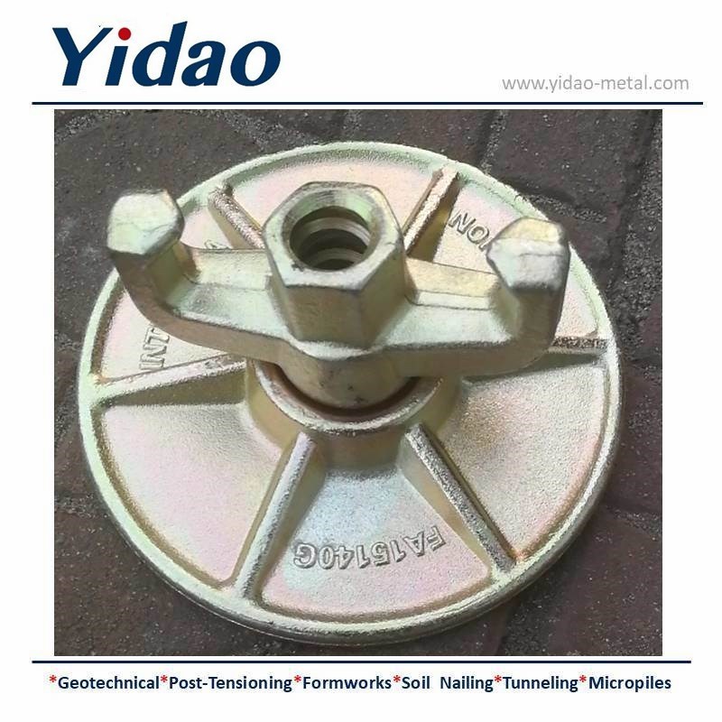 disc nut,  formwork, anchor  nut with plate, wing nut