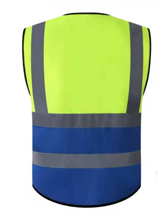 High Quality Green Reflective Safety Vest Wholesale Road Traffic Security Vests with Customized Logo