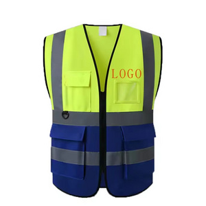 High Quality Green Reflective Safety Vest Wholesale Road Traffic Security Vests with Customized Logo