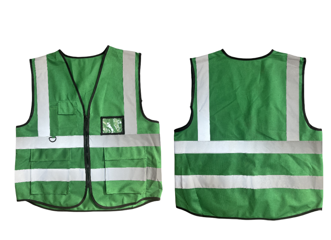 High Quality Yellow Color Safety Traffic Reflective Vest Mixed Fluorescent Color Multipurpose Safety Vest