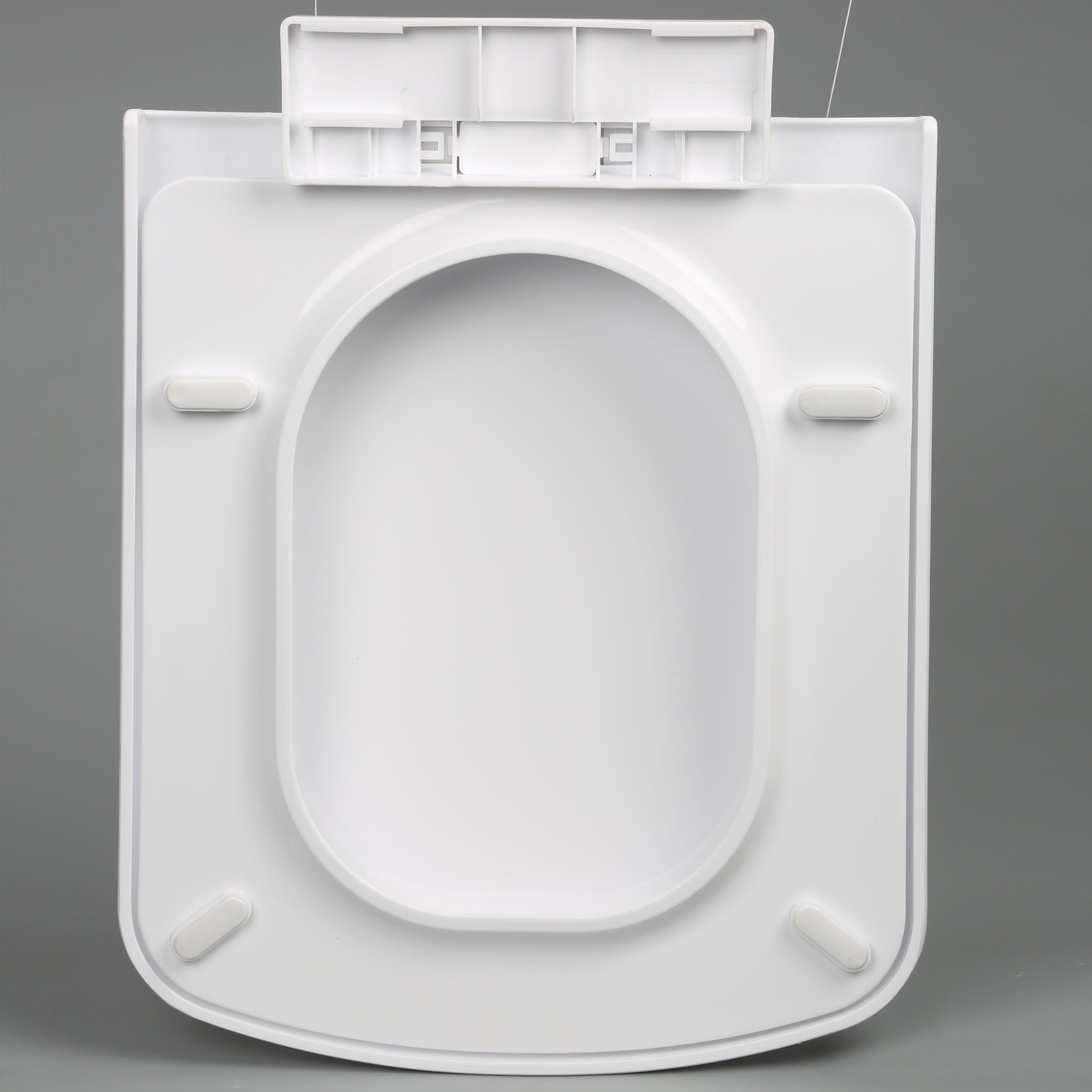 LPA-060 square plastic  toilet seat with soft close hinge