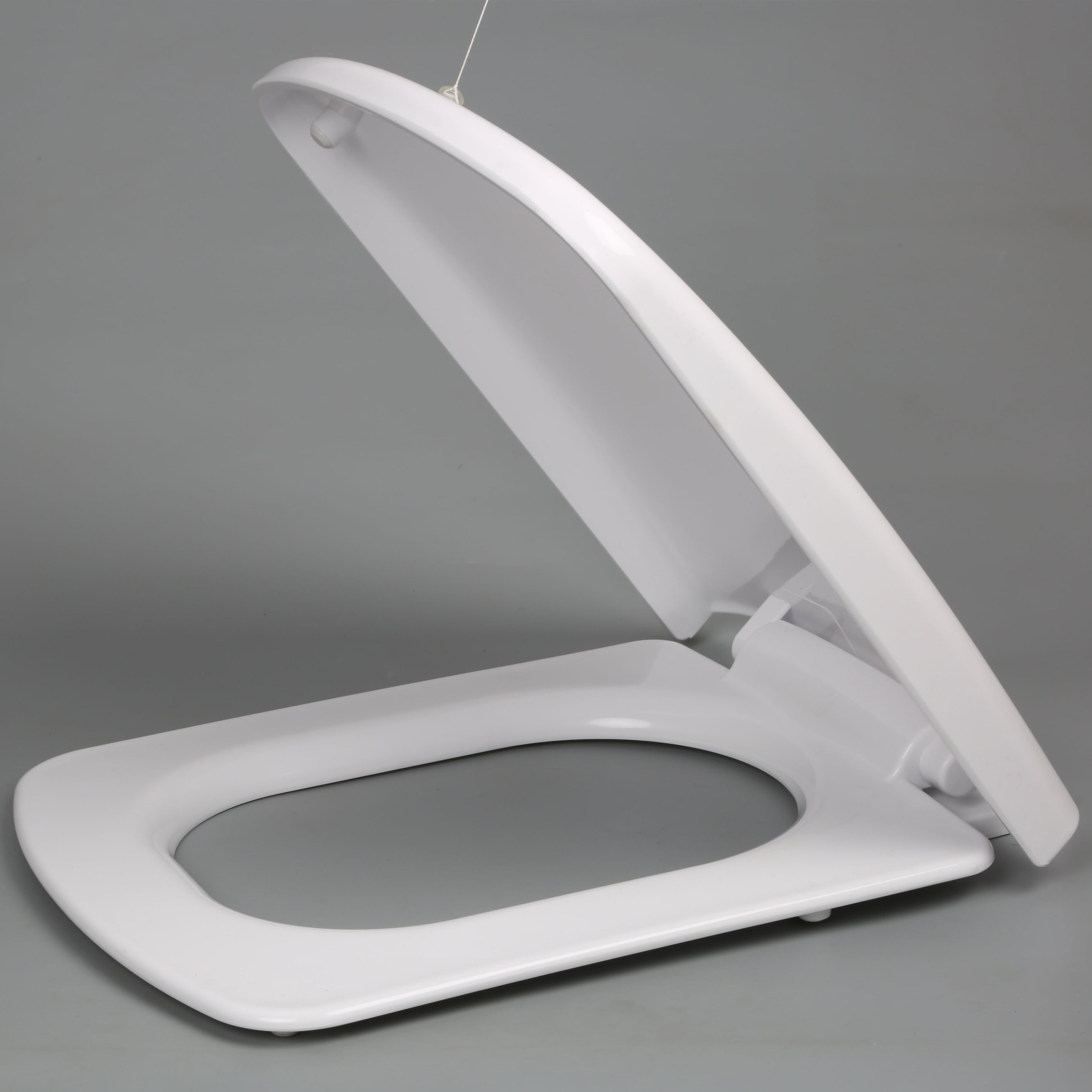 LPA-060 square plastic  toilet seat with soft close hinge