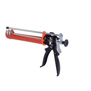 high quality double l glass gun double rods dual cartridge heavy duty cordless caulking gun