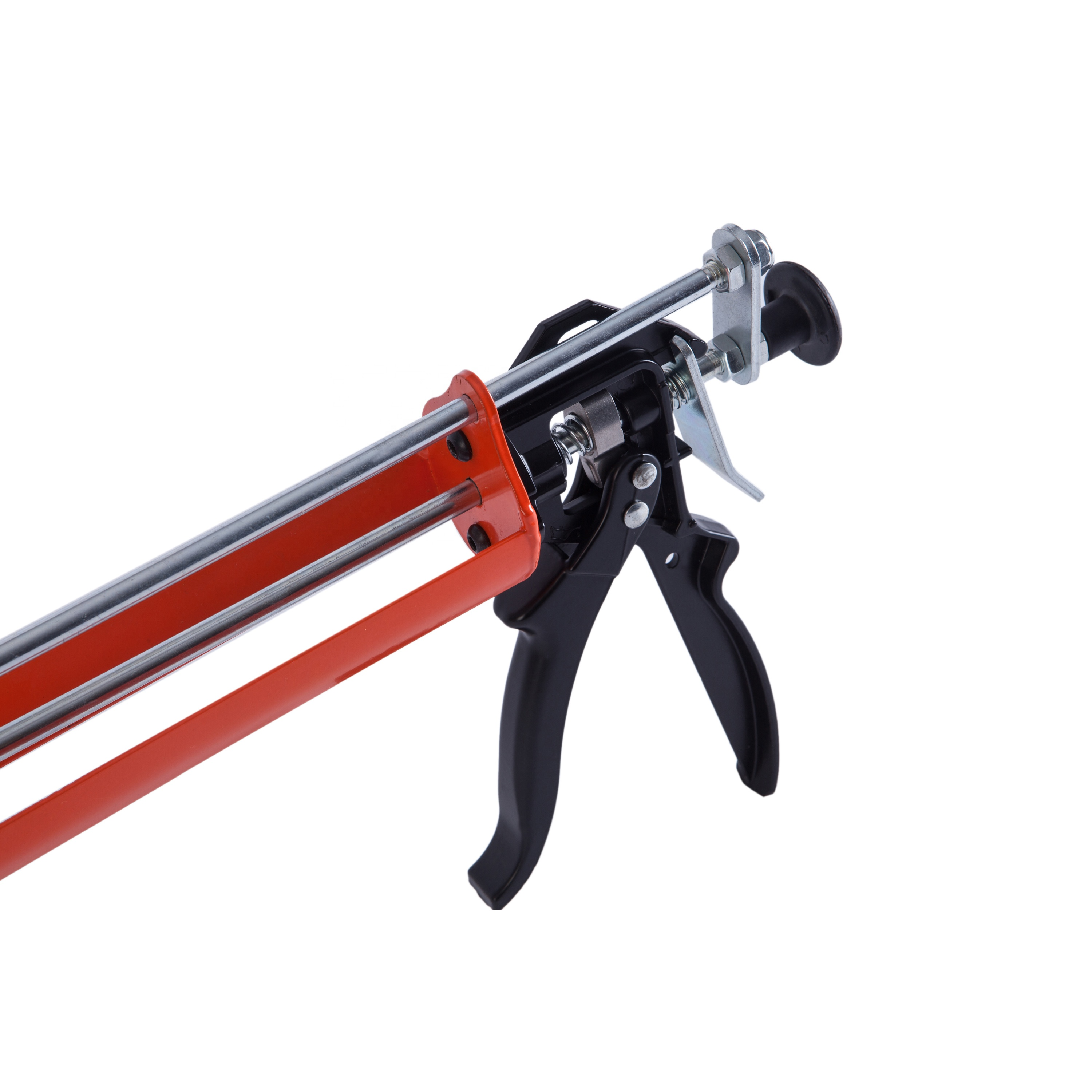 high quality double l glass gun double rods dual cartridge heavy duty cordless caulking gun