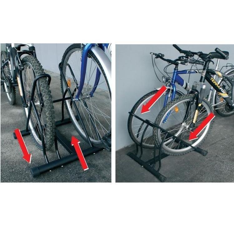 mounted 2 bike display stand bicycle floor parking storage rack lock with bicycle parking