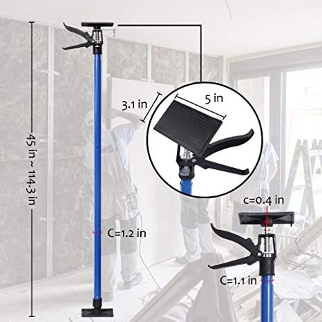 YD-30802 115-290 cm Adjustable ceiling support pole extension telescopic support rod