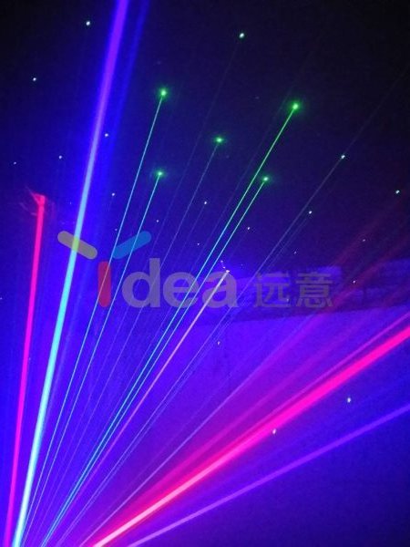 High quality 3 Watt RGB full color 3D animation disco laser light