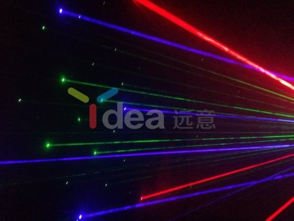 High quality 3 Watt RGB full color 3D animation disco laser light