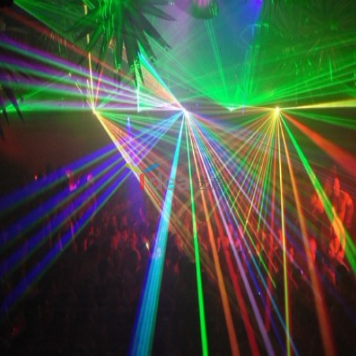 Indoor Amazing DMX Rotating laser light in Concert