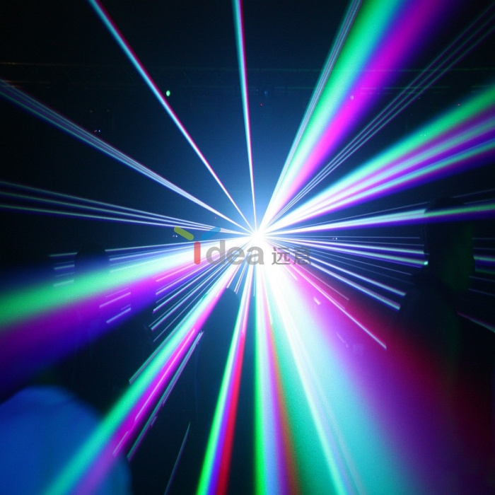 Indoor Amazing DMX Rotating laser light in Concert