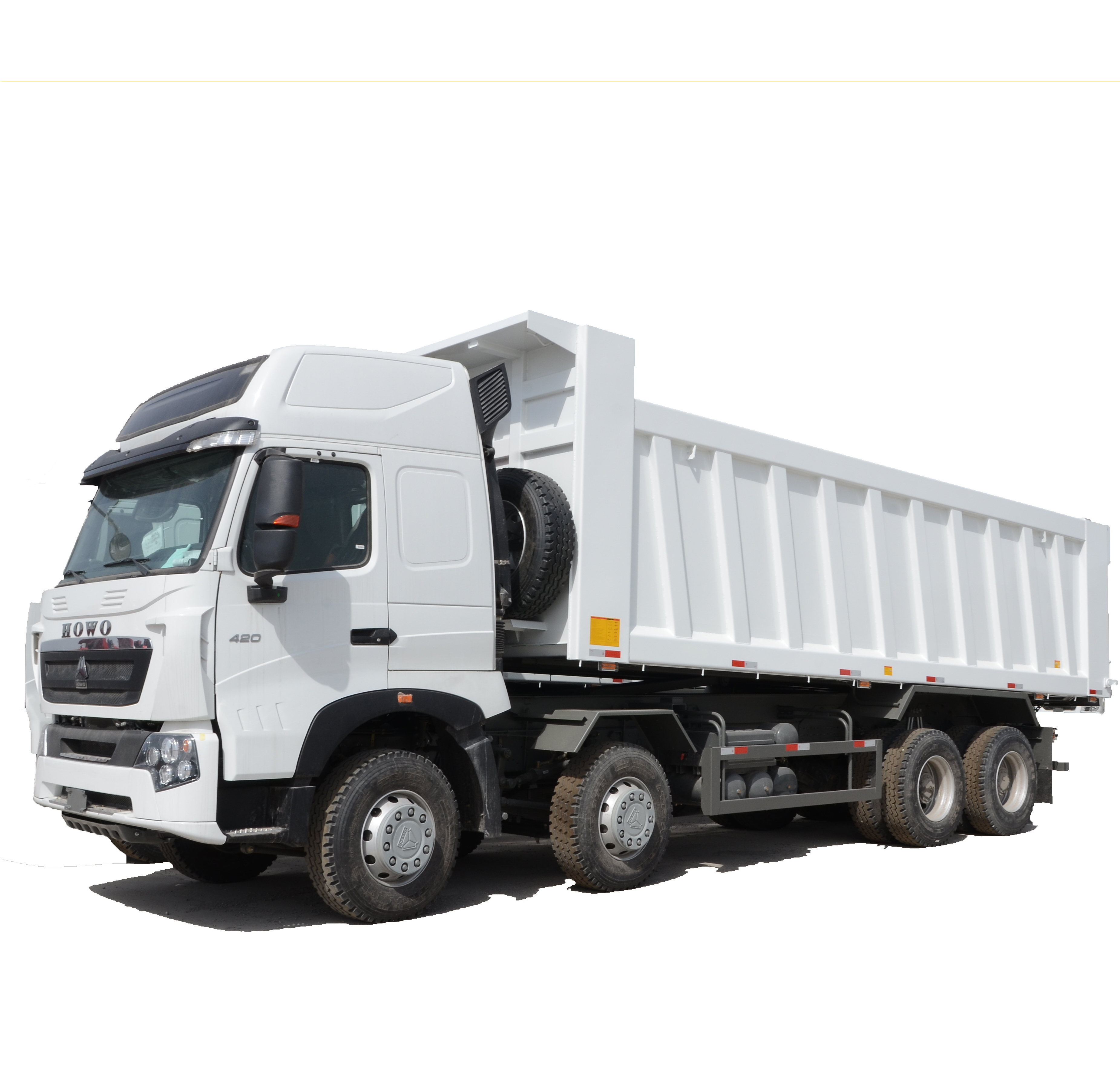 Dump truck  brand new Euro 2  howo A7 dump truck  sinotruk 8*4 price in Africa