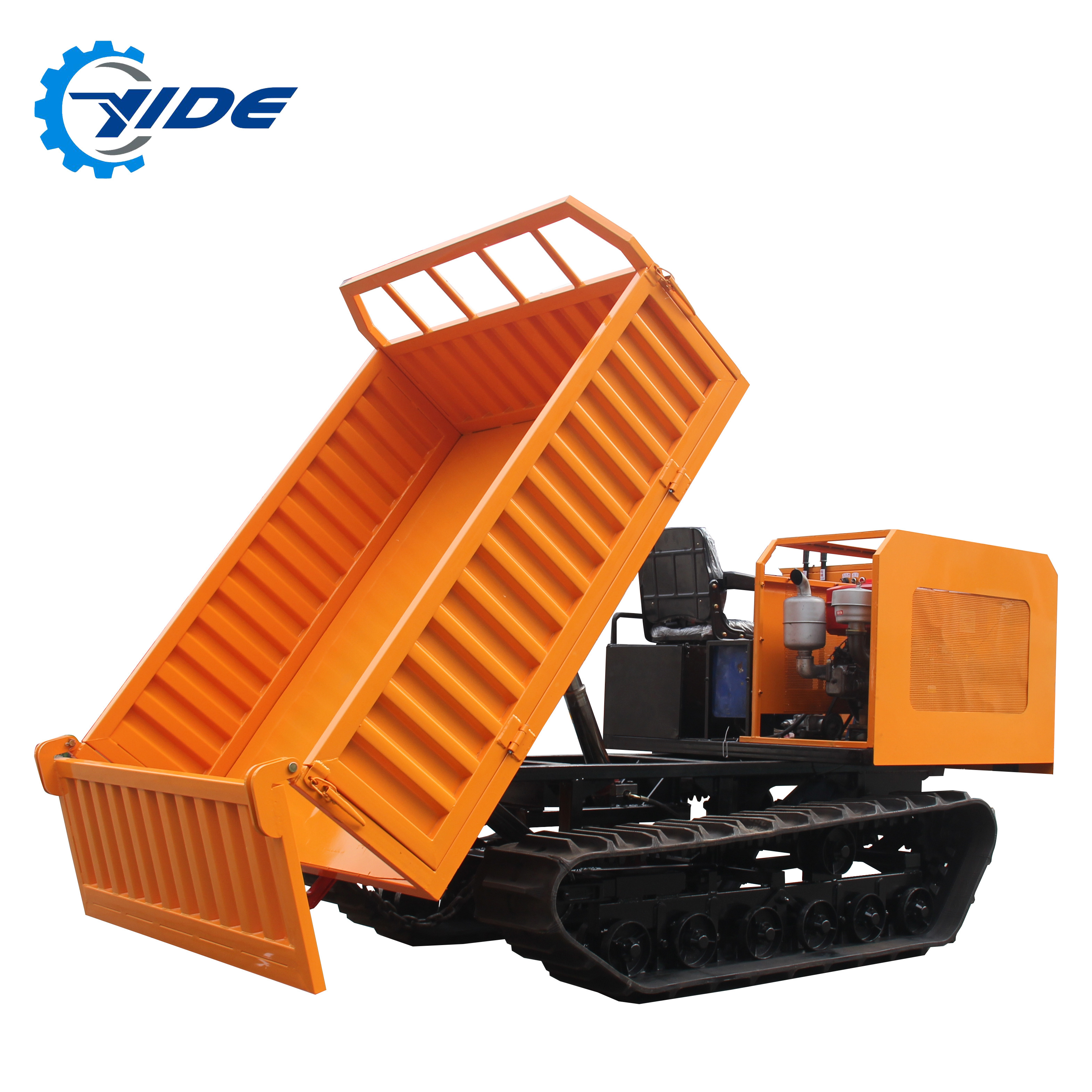 Cheap mini crawler dumper 3 ton tracked vehicle dump small loader for sale